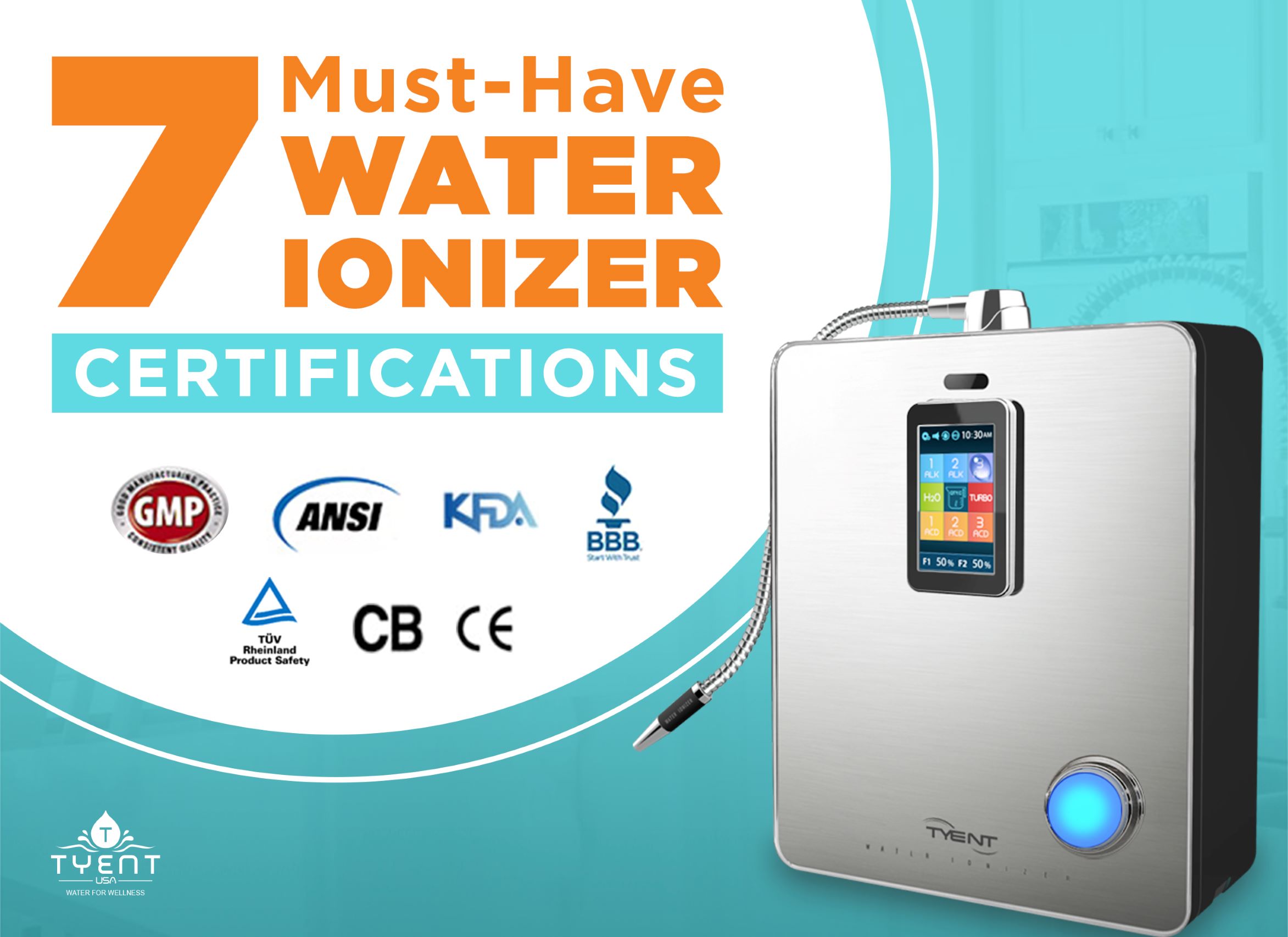 7 Must-Have Water Ionizer Certifications