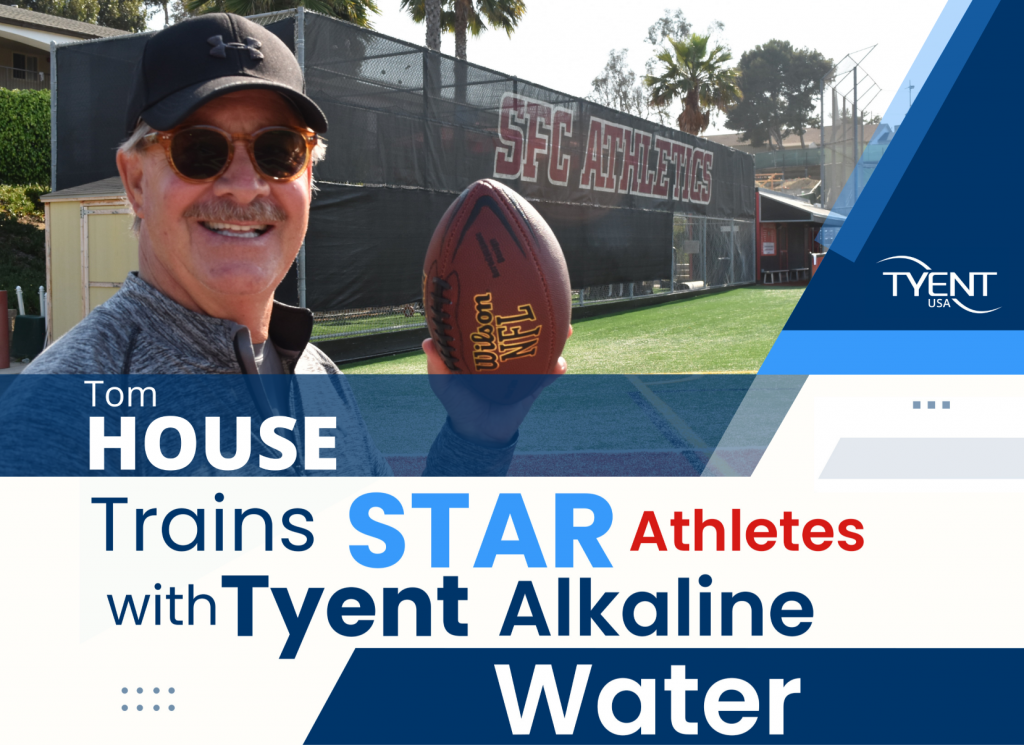 Tom House Trains Star Athletes with Tyent Alkaline Water