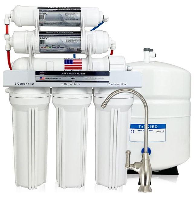 6 Stage Alkaline Under the Sink Reverse Osmosis Drinking Water Filter System