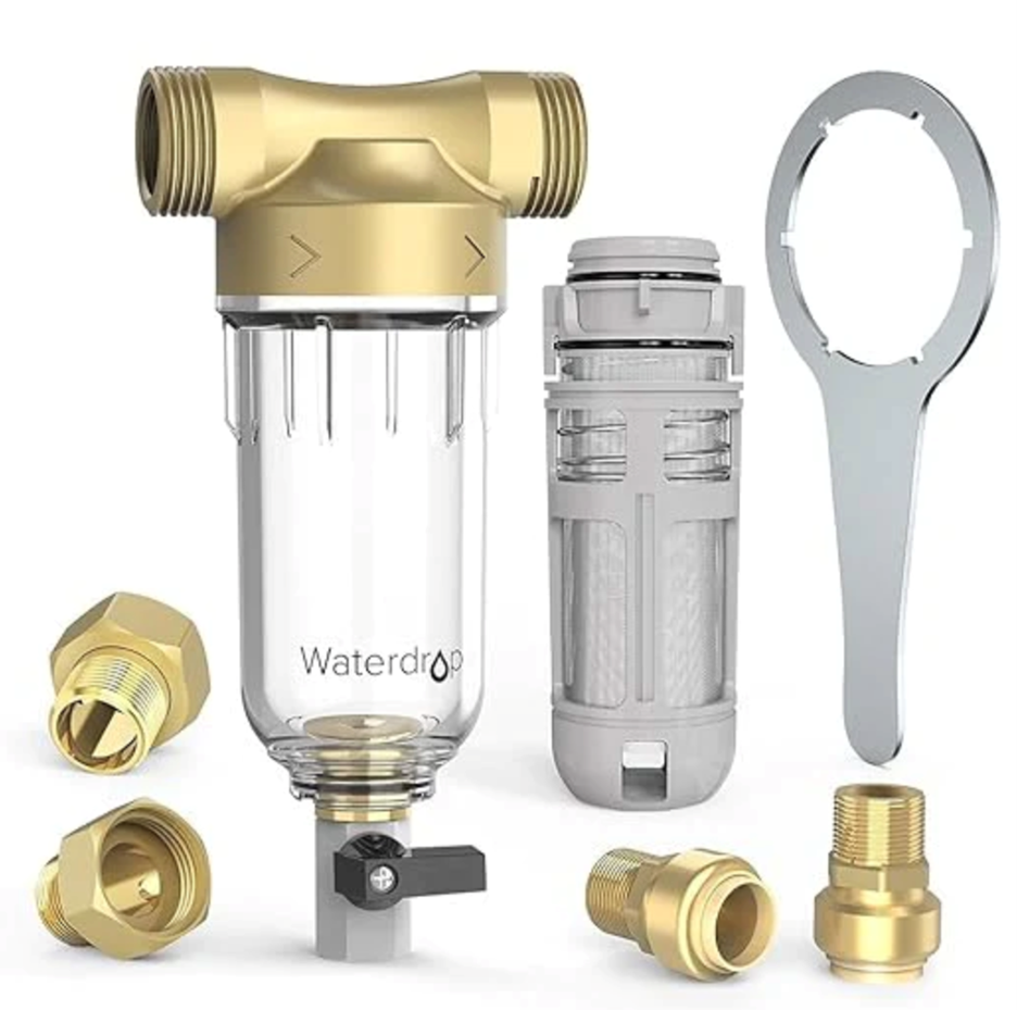 Waterdrop Reusable Whole House Spin Down Sediment Water Filter