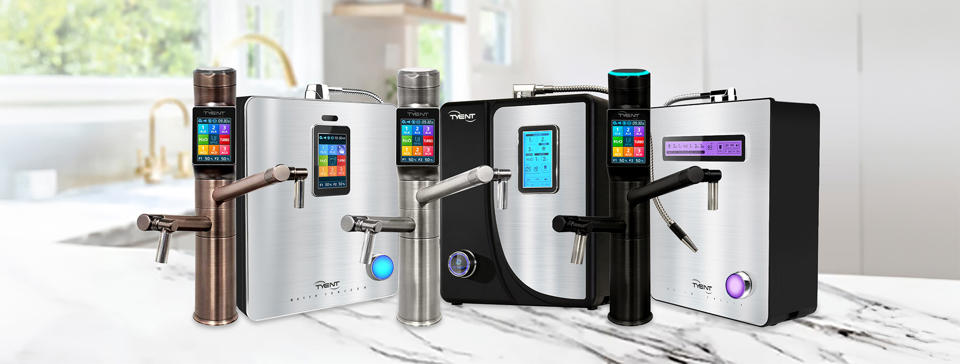 Tyent Water Ionizer Arrangement